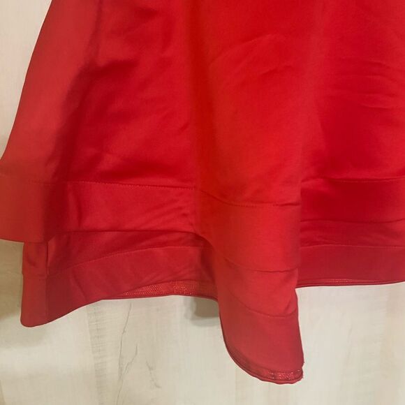 City Vibe‎ red mini party dress, size 1 - Picture 7 of 16